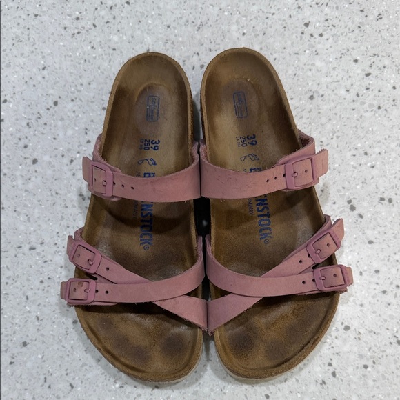 Birkenstock Franca Pink Sandals - Picture 2 of 5